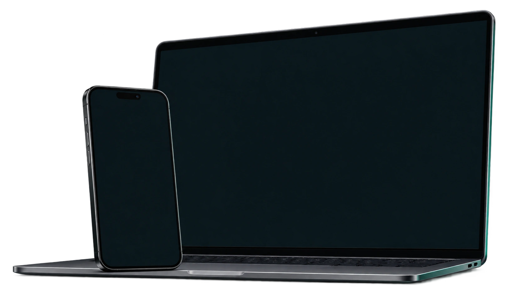 Laptop and mobile platform illustration
